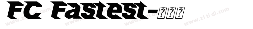 FC Fastest字体转换